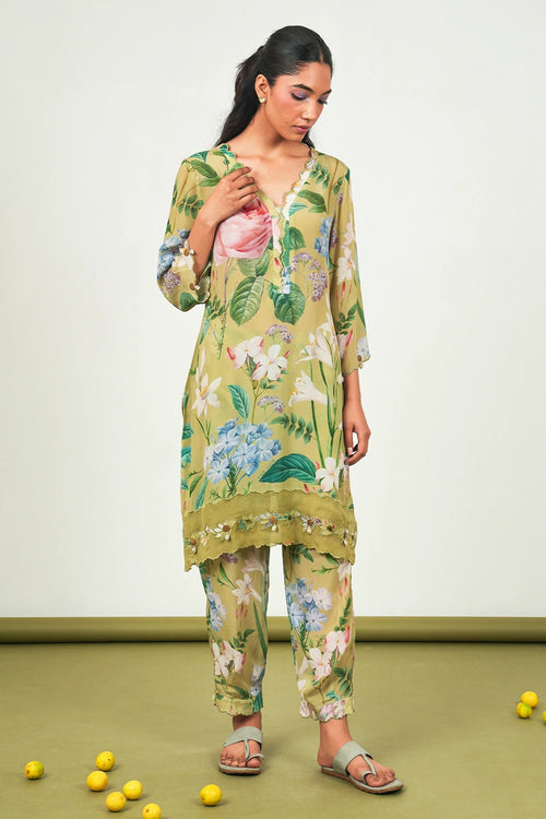 Zinnia Valley Kurta Set