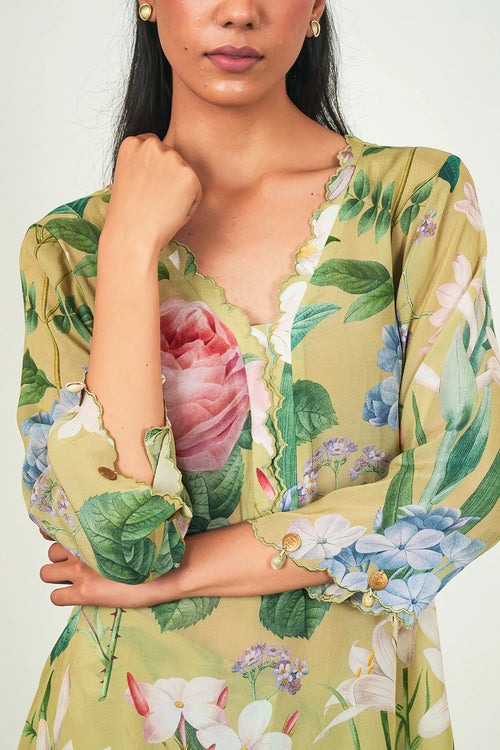 Zinnia Valley Kurta Set