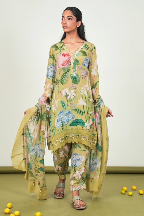 Zinnia Valley Kurta Set