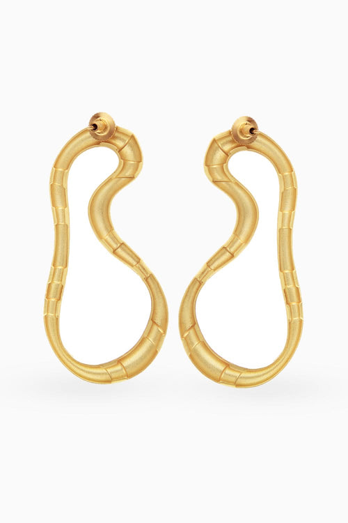 White Leia Hoops