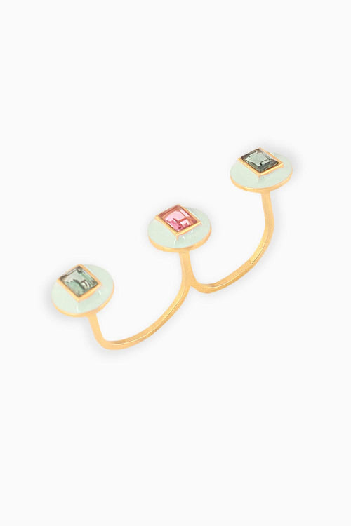 Mint Green Gabriella Ring