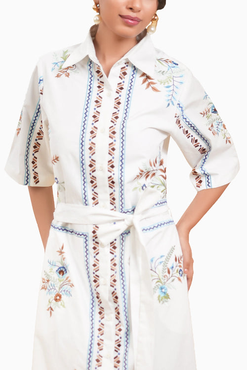 Iris Breeze Shirt Dress