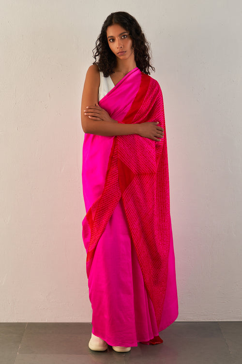 Red Rani Stream Saree