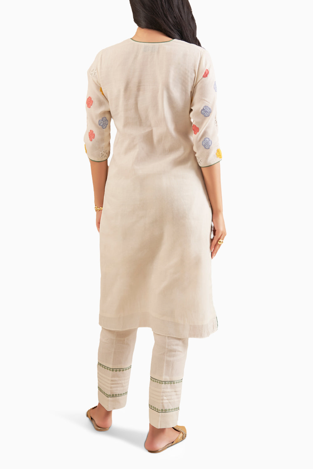 Bela Off White Kurta Set