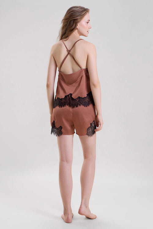 Bronze Cami Top and Shorts Set