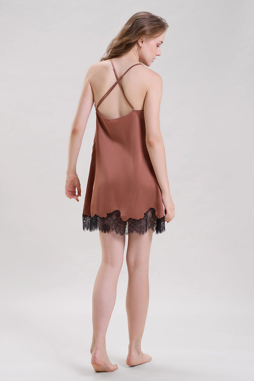 Bronze Lace Dress