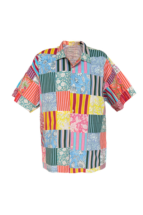 Multicolor Patchwork Shirt