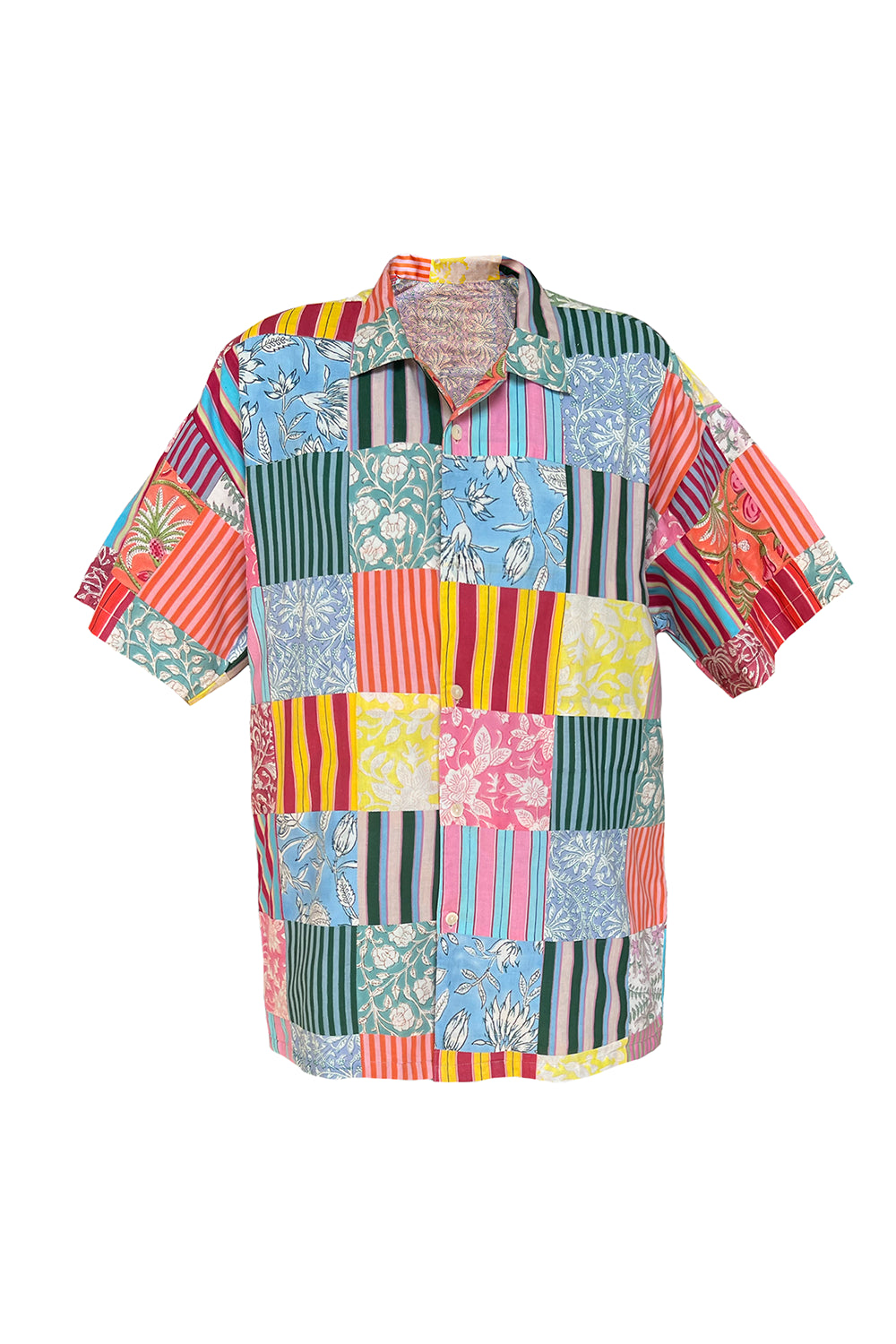 Multicolor Patchwork Shirt