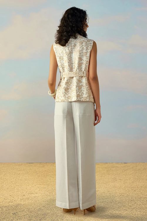 Linen Straight Cut Pant