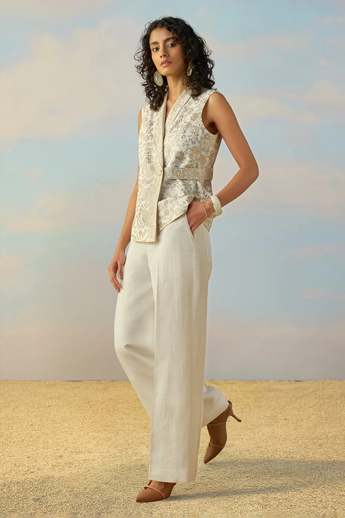 Linen Straight Cut Pant