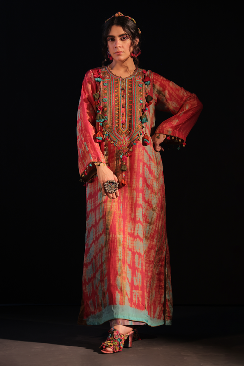 Hamza Embellished A-Line Dress