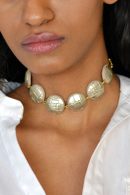 Coin choker & Bracelet