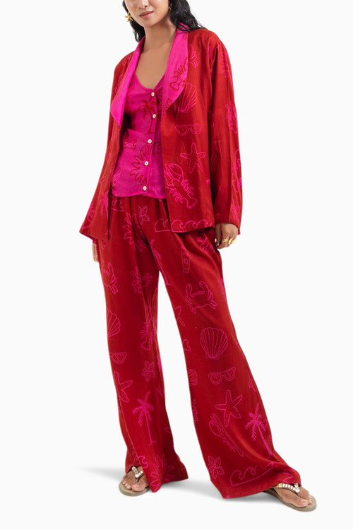 Sugar Spf  Blazer and Vest with Pants