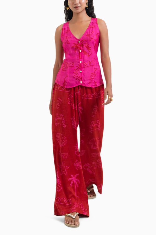 Spf Vest Coat with Pants