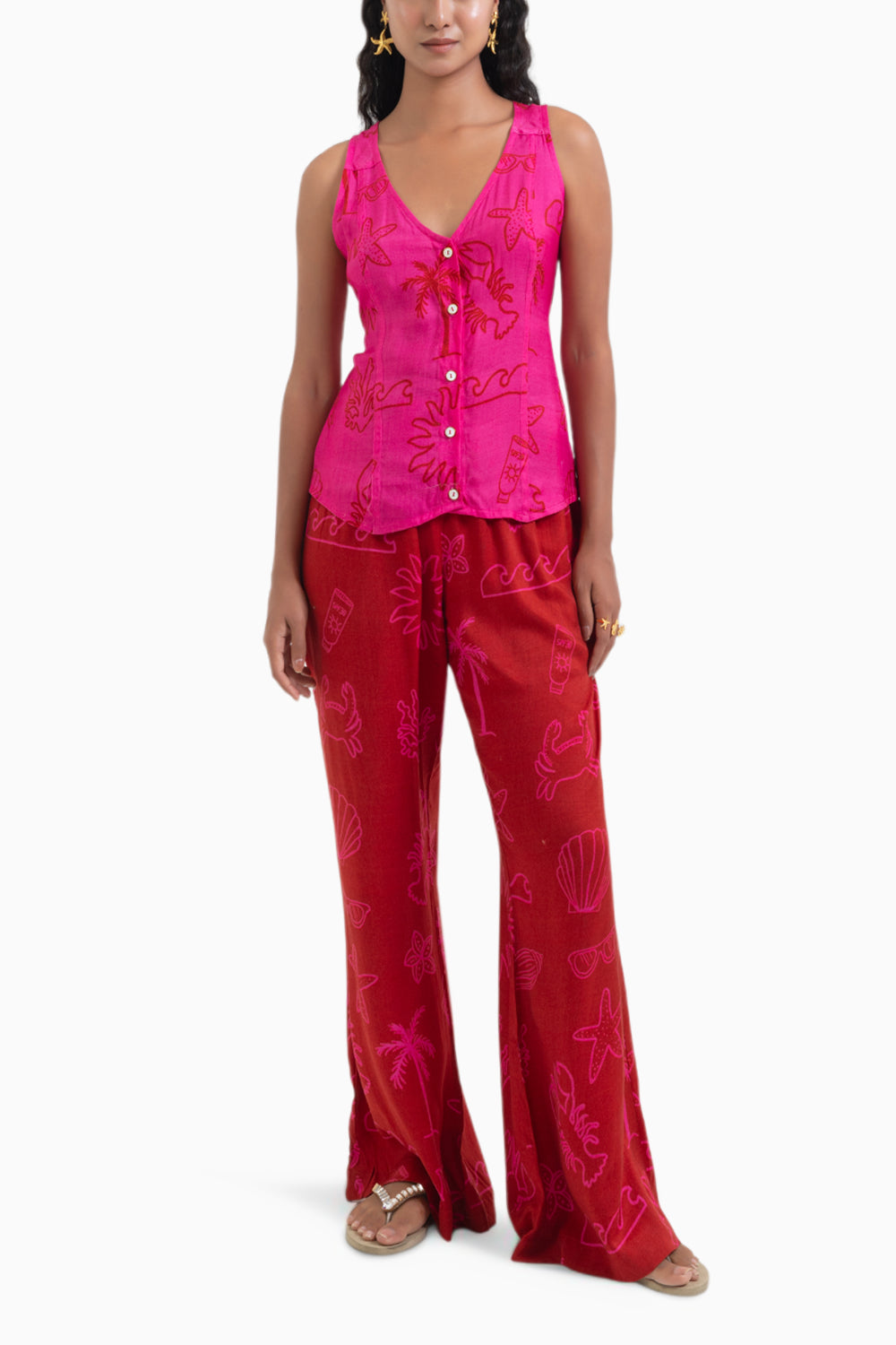 Spf Vest Coat with Pants