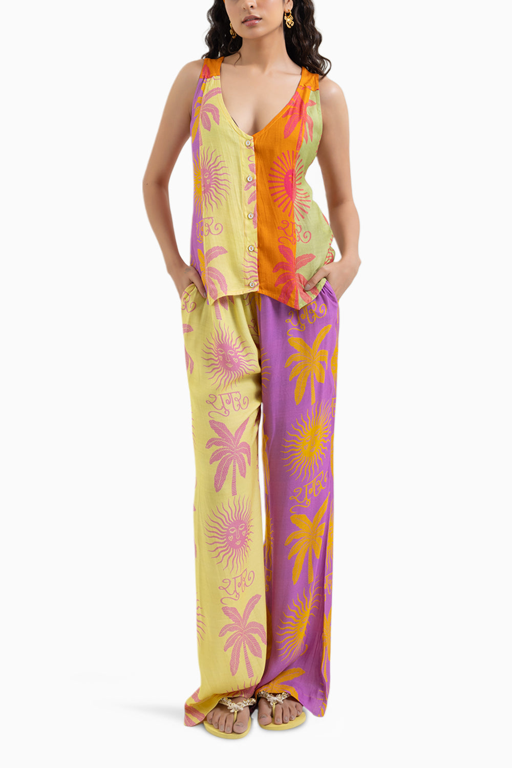 Sugar Sun Vest Coat with Blazer and Pants