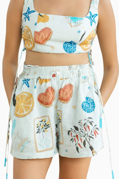 White Found Her Sugar Shorts