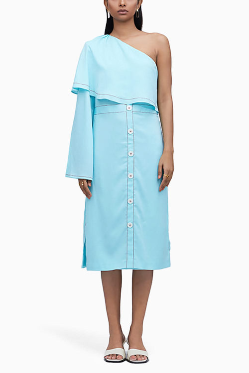 Echo Blue Fossil Dress