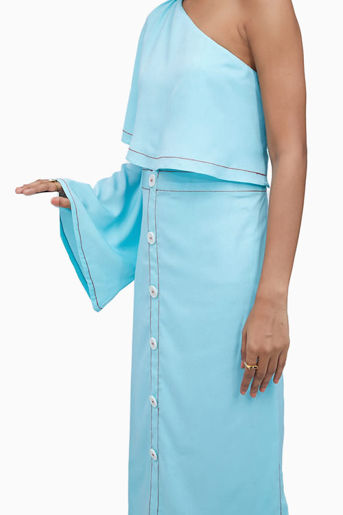 Echo Blue Fossil Dress