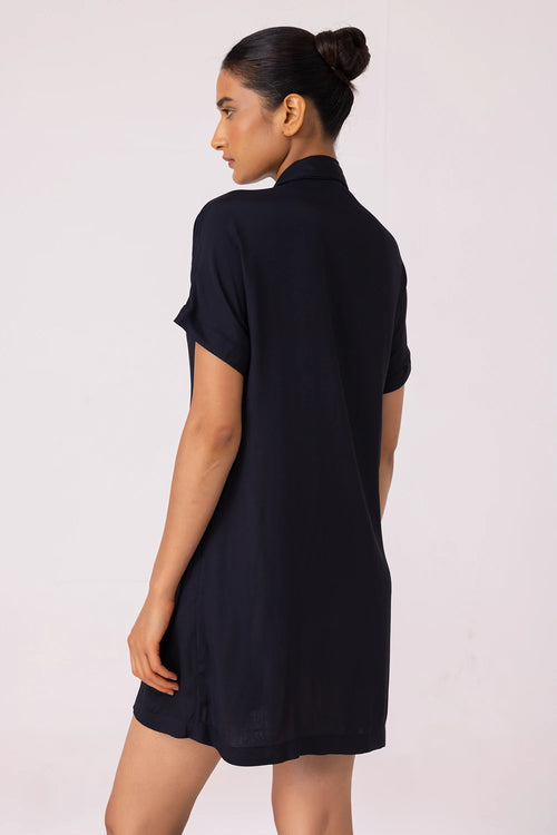 Amy Black Blazer Dress