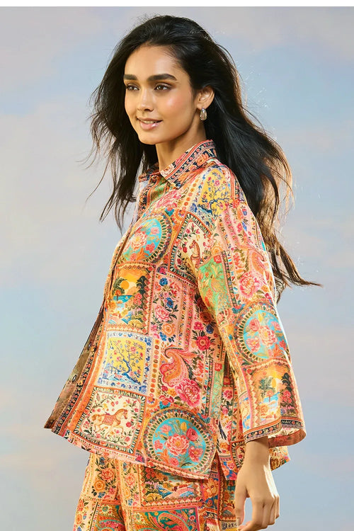 Ornamental Print Shirt