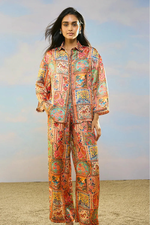 Ornamental Print Pant