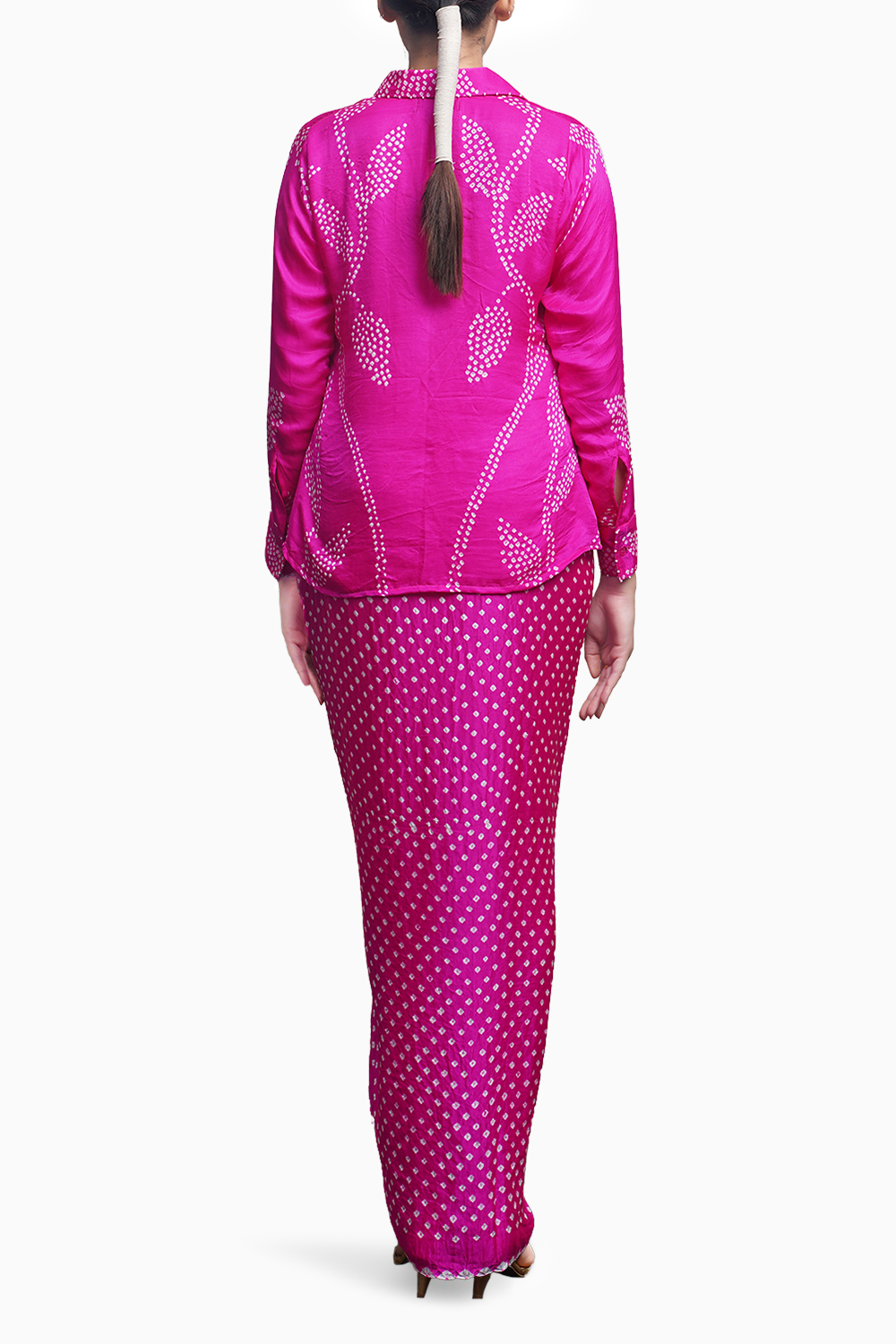 Fuschia Pink Hanoi Skirt Set