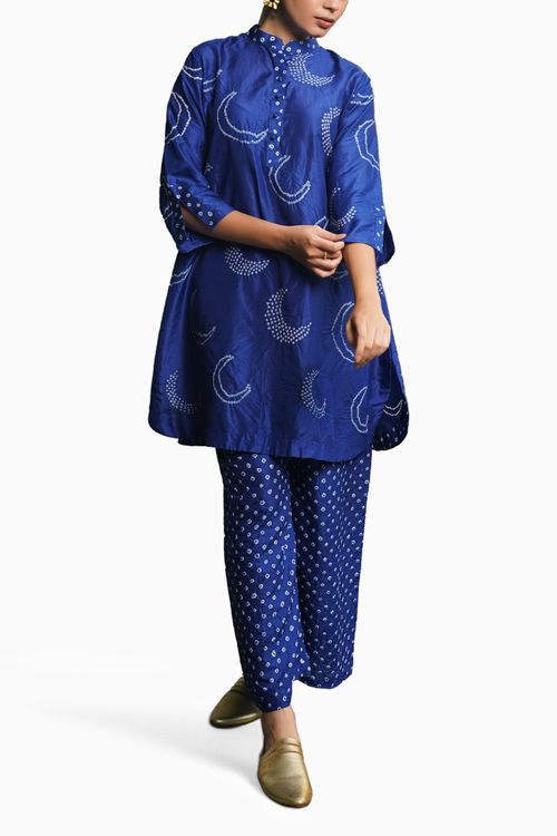 Indigo Blue Chand Set
