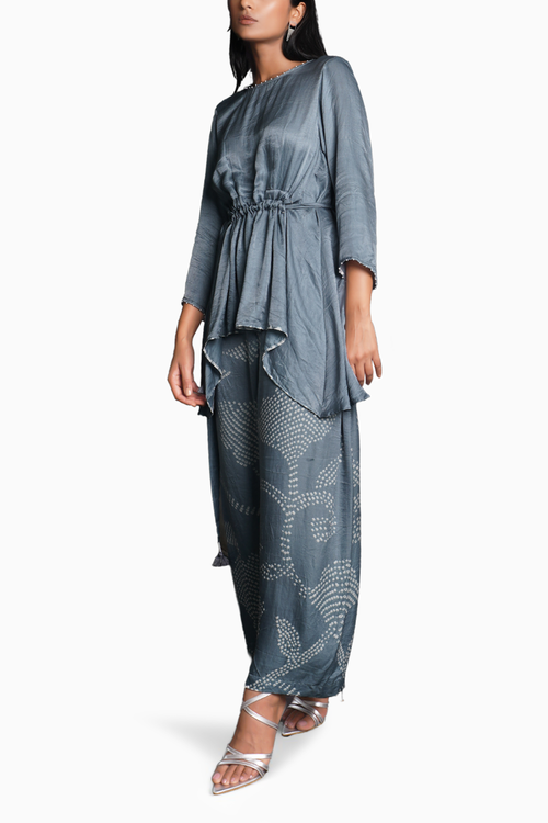 Grey Origami Pant Set