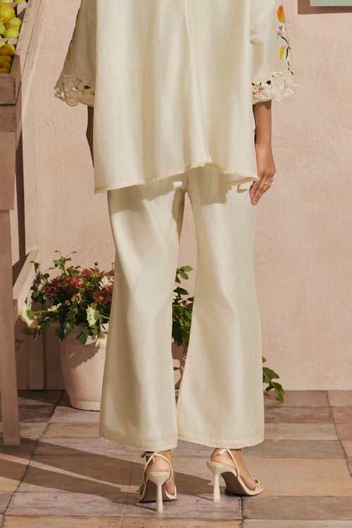 Ivory Tulip Pants