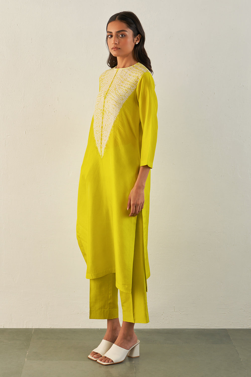 Lime Icicle Kurta