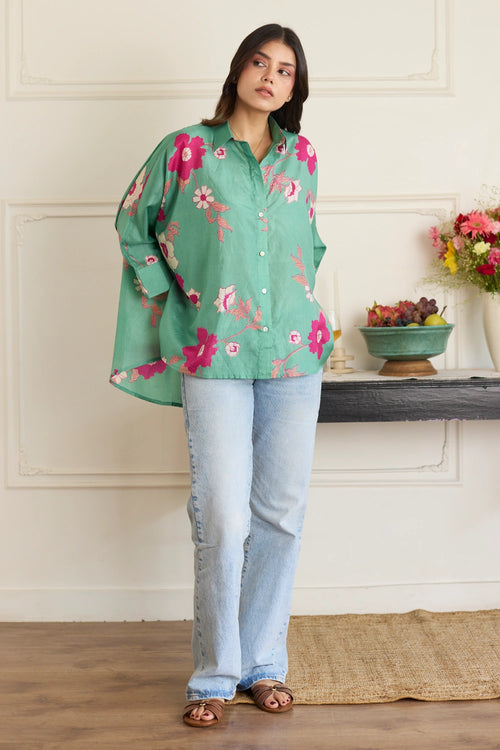 Gia Sea Green Shirt