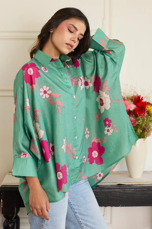 Gia Sea Green Shirt