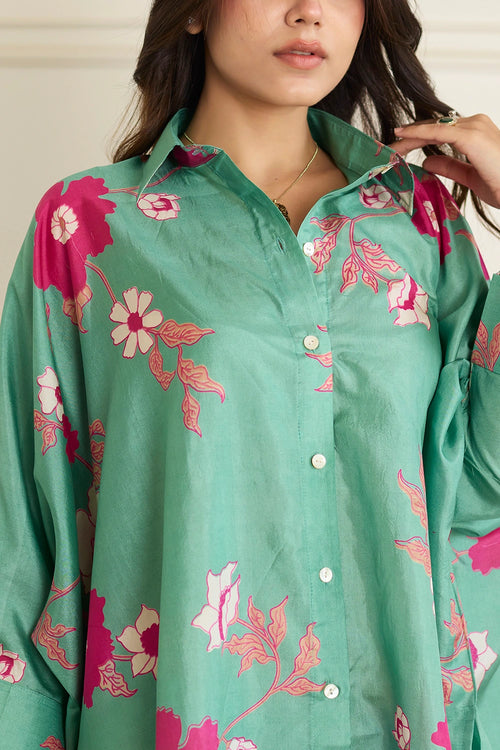 Gia Sea Green Shirt