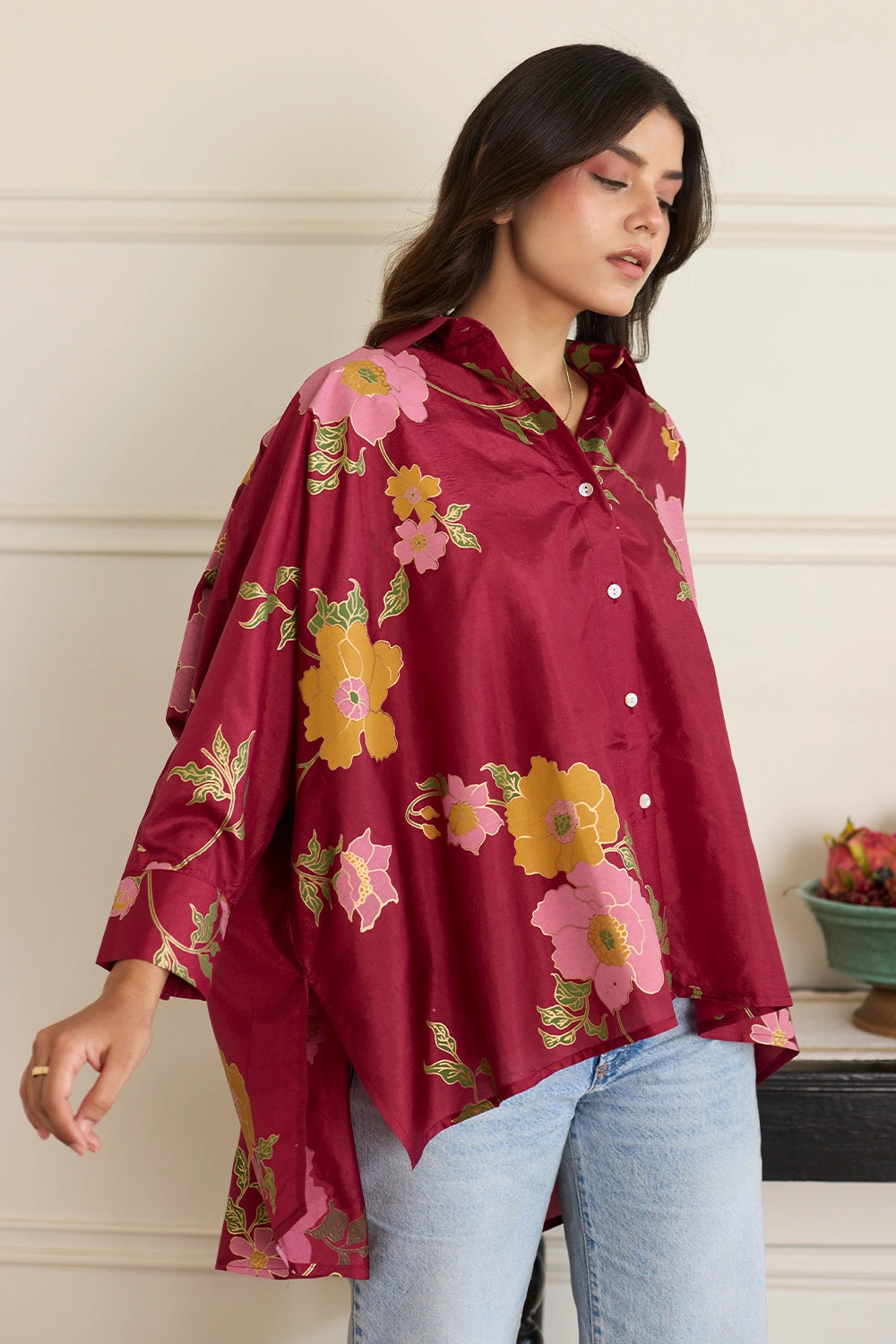 Gia Maroon Shirt