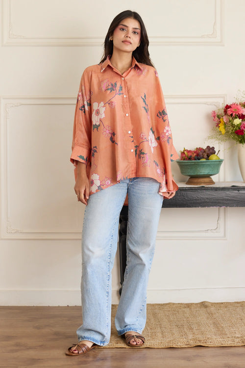 Gia Salmon Shirt