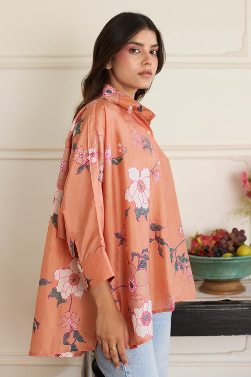 Gia Salmon Shirt