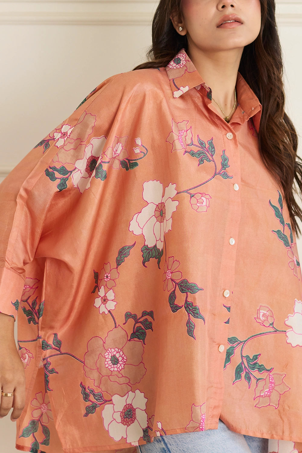 Gia Salmon Shirt