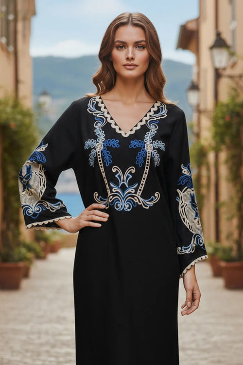 Palm Bird Paradise Kaftan