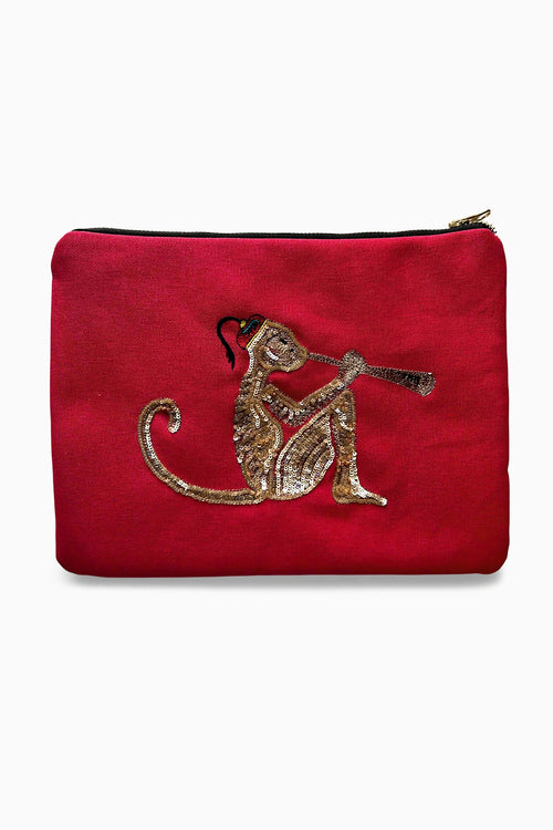The Golden Monkey Crimson Bag