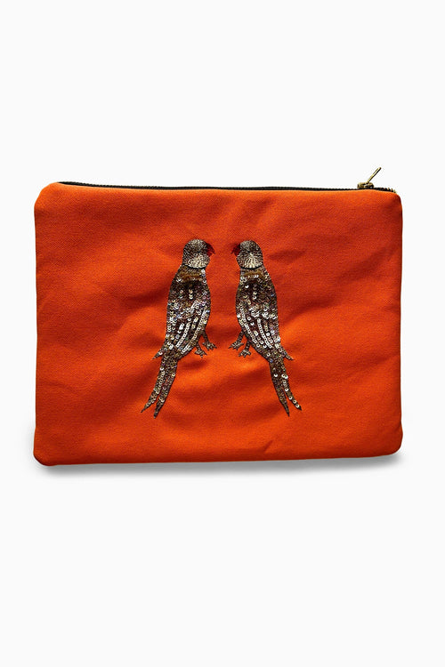 Parrot Paradise Orange Lolly Bag