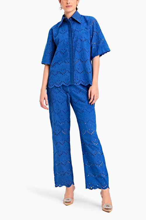 Schiffli Pant Set
