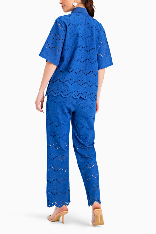 Schiffli Pant Set
