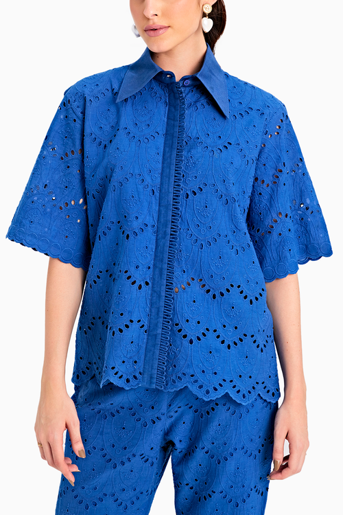 Schiffli Pant Set