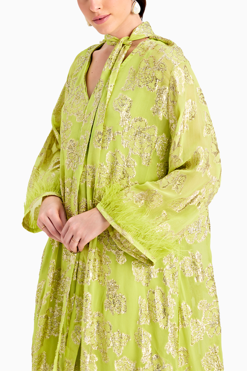 Lime Green Kaftan
