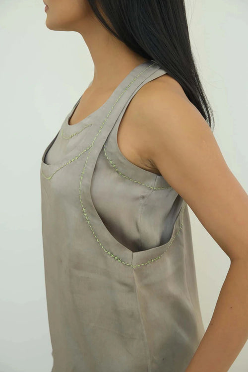 Silver Lia Embroidered Set