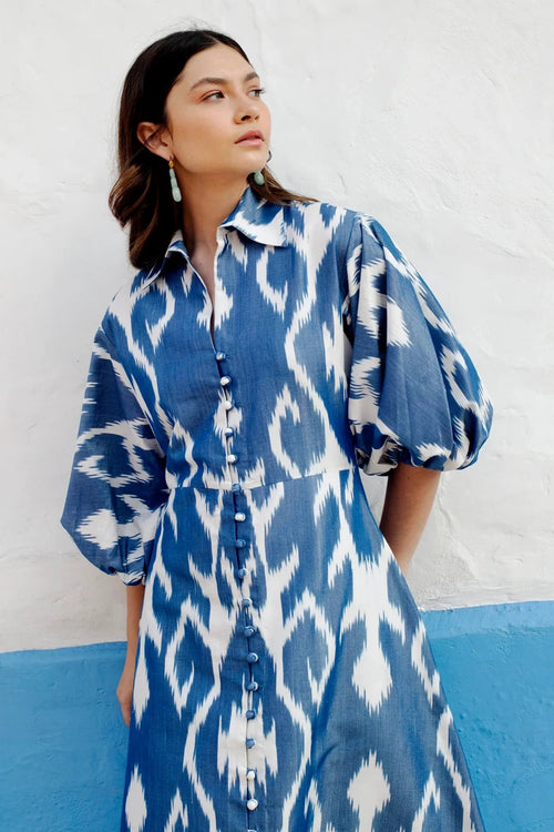 Blue Jodhpur Dress