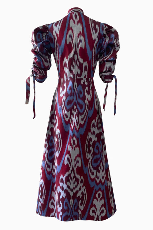 Wine Candela Dress