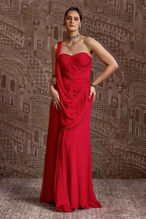 The Crown Saree Set
