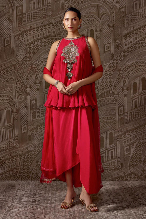 The Crest Kurti Skirt Set